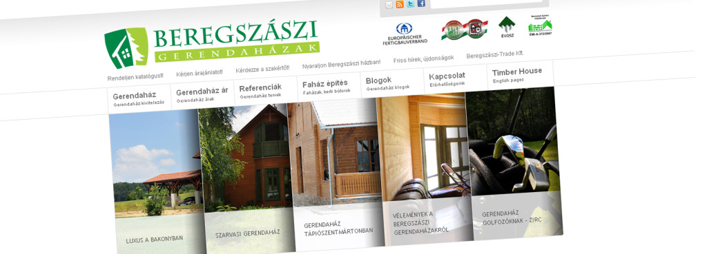 A Gerendaház weboldal 2011-ben
